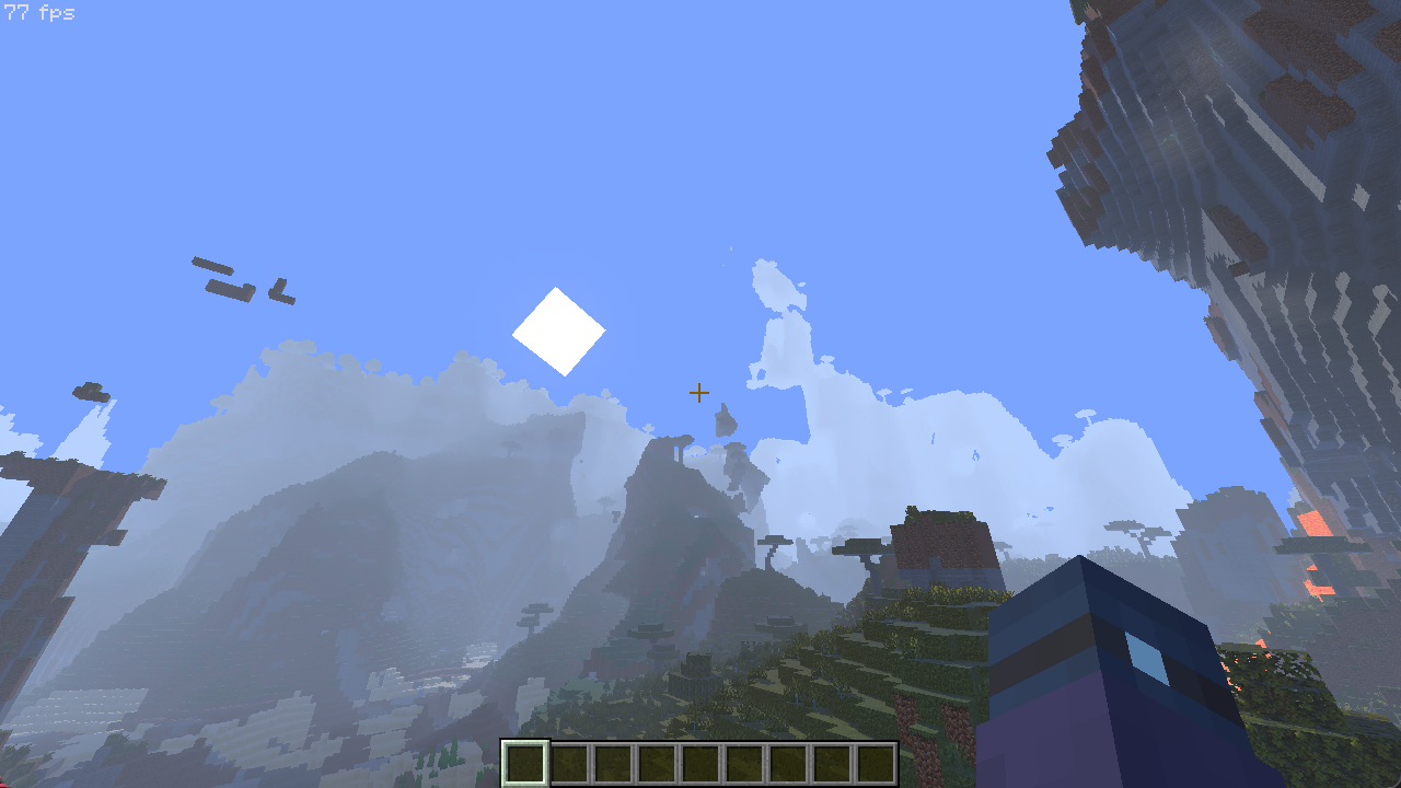 边界附近的物体与天空有明显断层 边界附近的物体与天空有明显断层